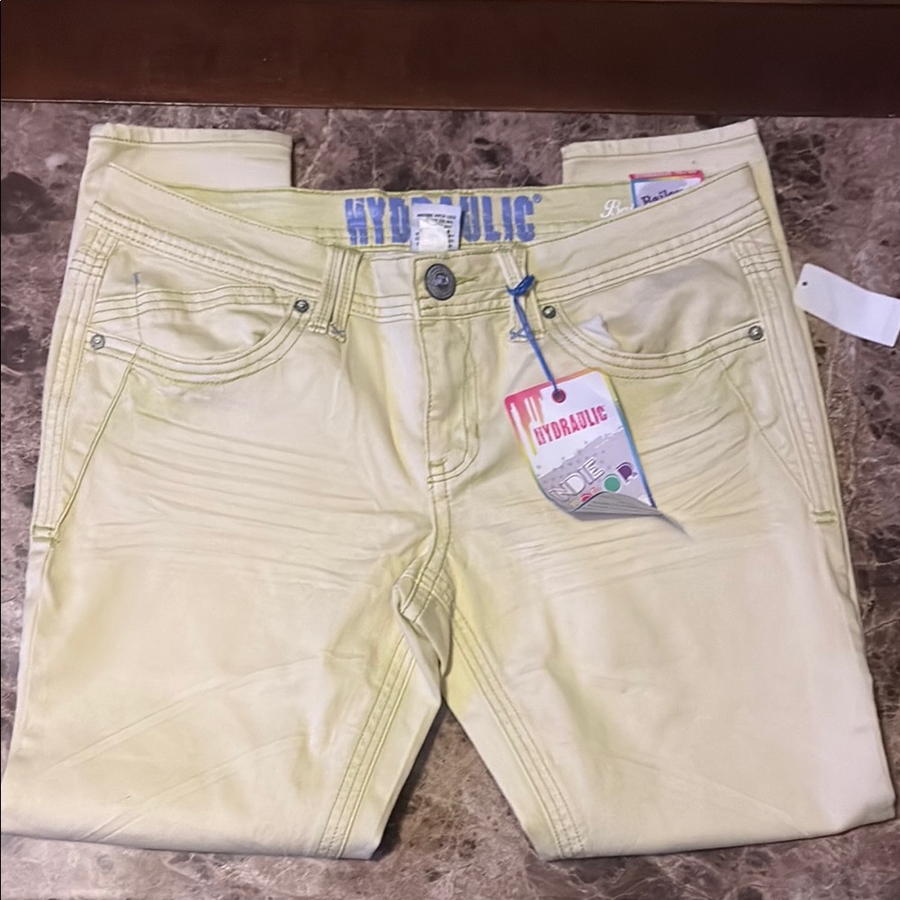 Hydraulic Light Yellow Pants